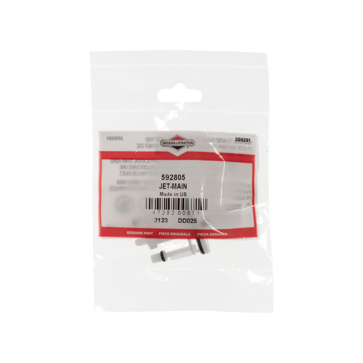 Briggs & Stratton 592805 Main Jet