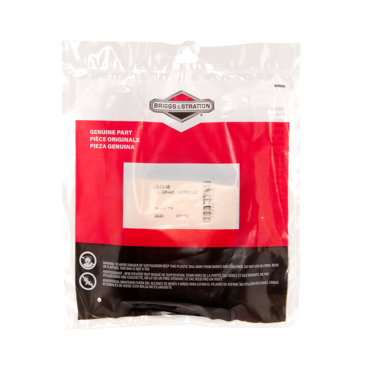Briggs & Stratton 595030 Air Cleaner Cartridge Filter