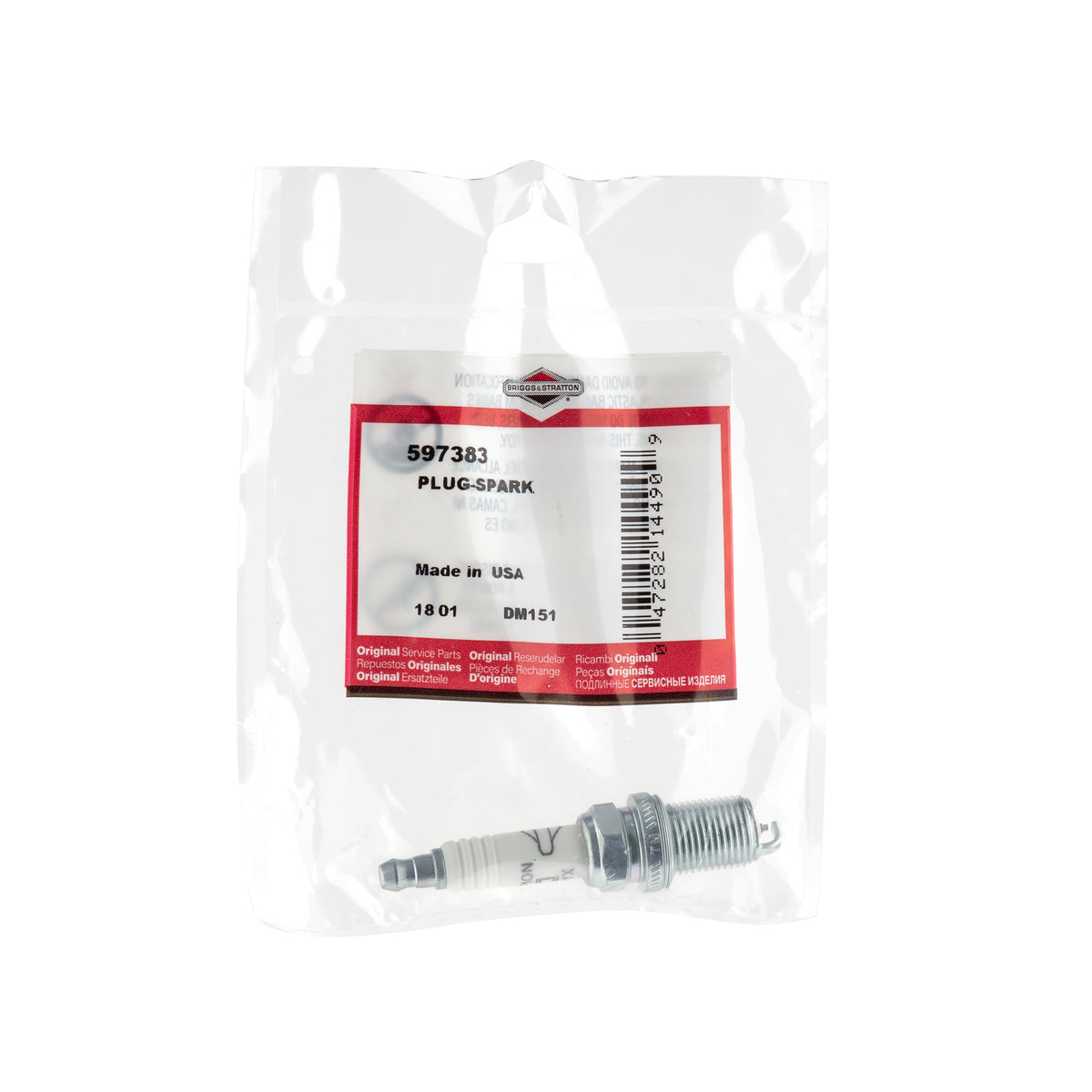 Briggs & Stratton 597383 Spark Plug