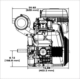 Briggs & Stratton 61G277-0014-J1 Vanguard EFI 40 HP 993cc Horizontal Engine