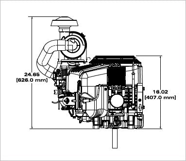 Briggs & Stratton 61G877-0015-J1 Vanguard EFI 40 HP 993cc Vertical Shaft Engine