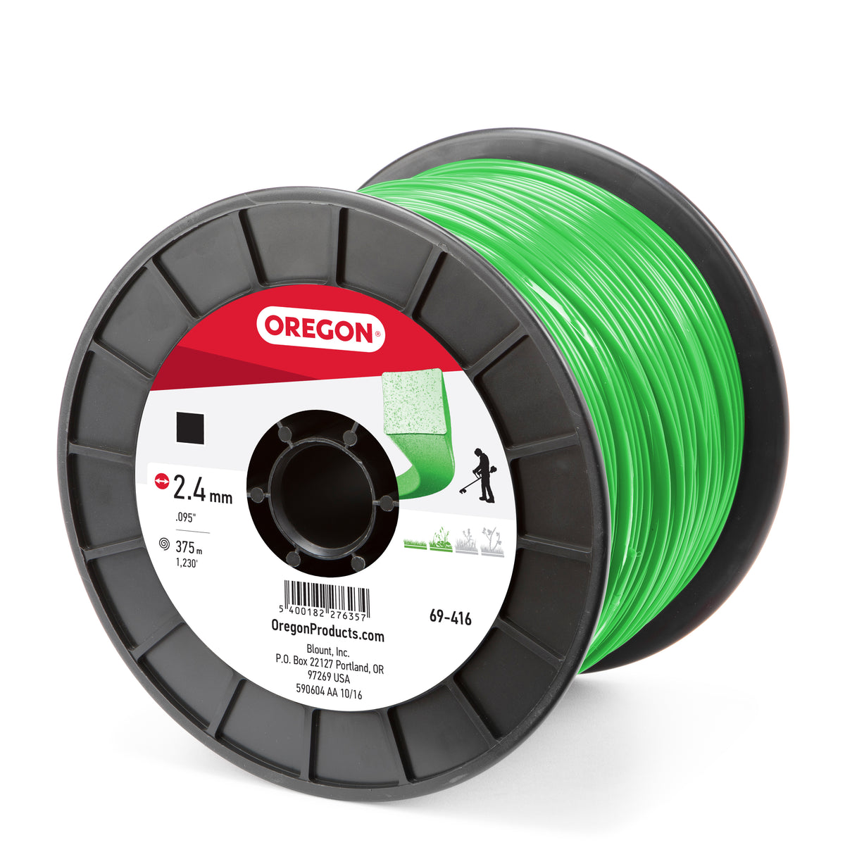 Oregon 69-416 TRIMMER LINE SQUARE .095 5lb