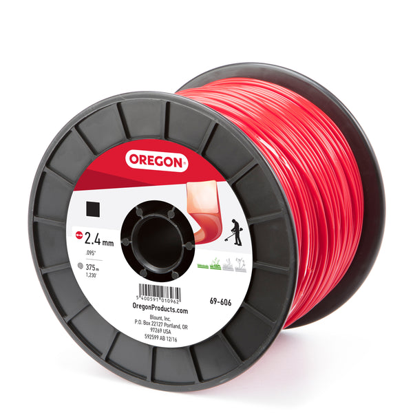 Oregon 69-606 TRIMMER LINE,RED,SQ,.095 5lb S