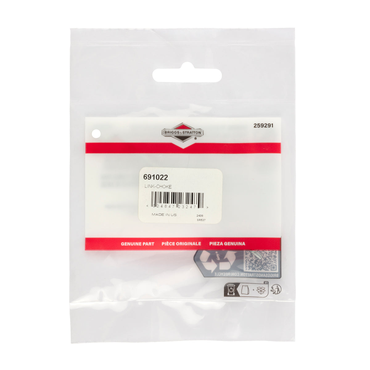 Briggs & Stratton 691022 Choke Link