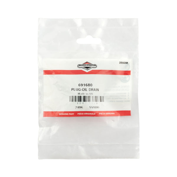 Briggs & Stratton 691680 Oil Drain Plug