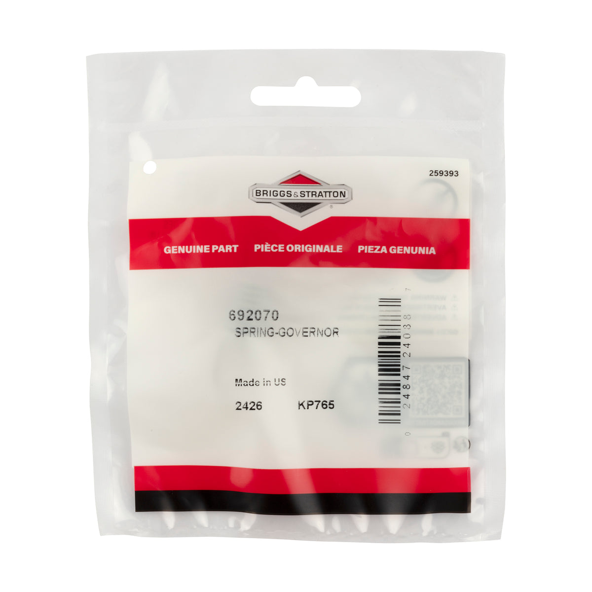 Briggs & Stratton 692070 Governor Spring