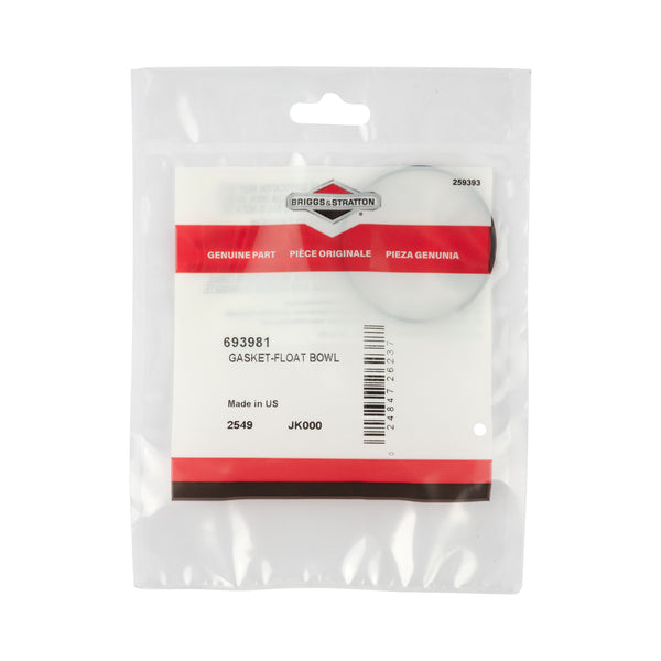 Briggs & Stratton 693981 Float Bowl Gasket