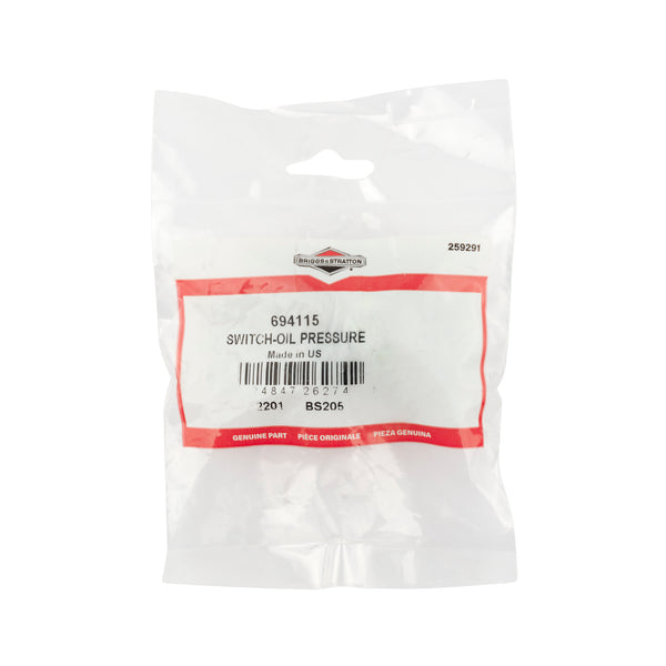 Briggs & Stratton 694115 Oil Pressure Switch