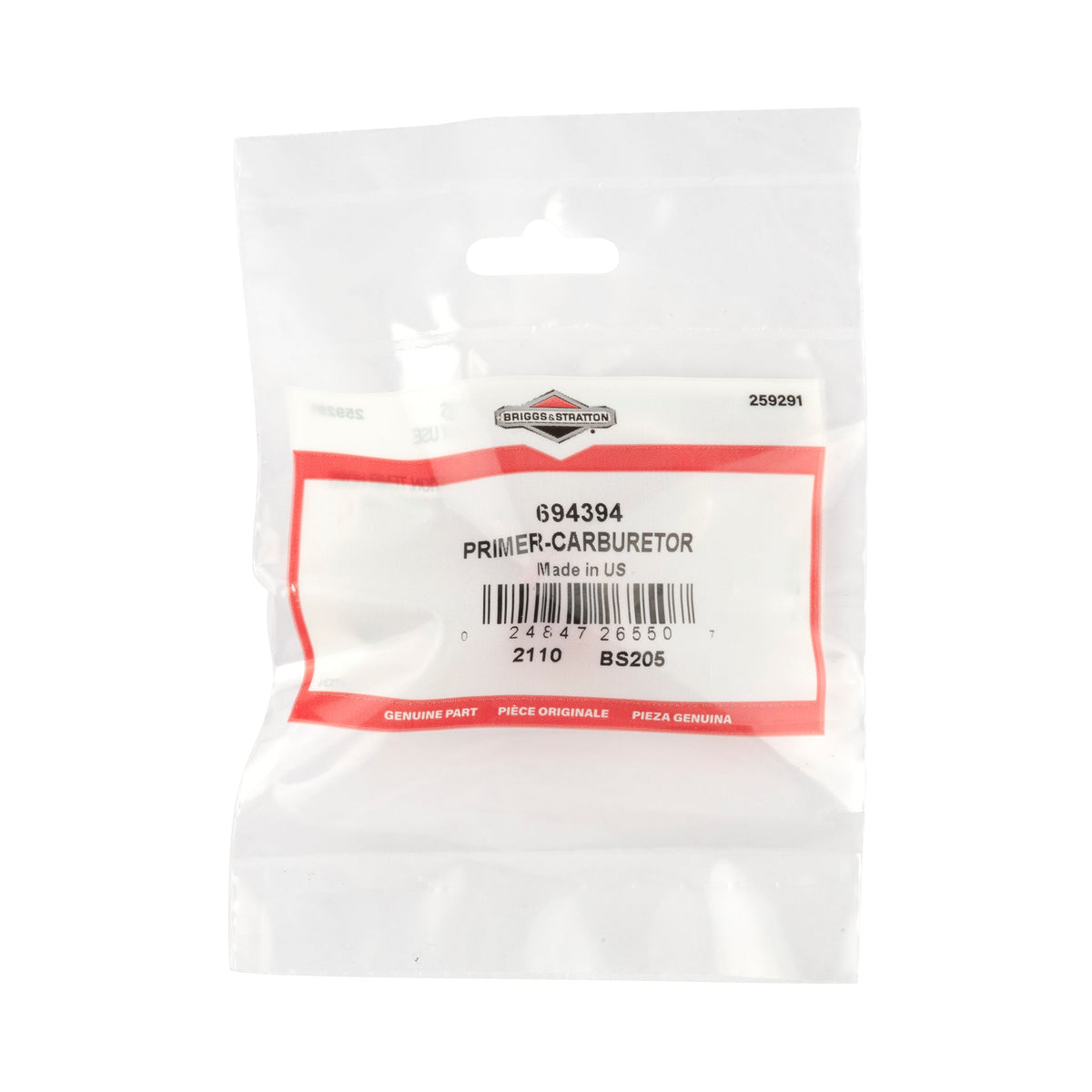 Briggs & Stratton 4178 RET Bulb (5 X 694394)