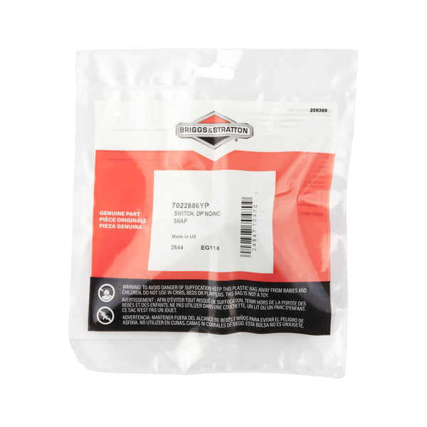 Briggs & Stratton 7022886YP SWITCH, DP NO/NC SNAP