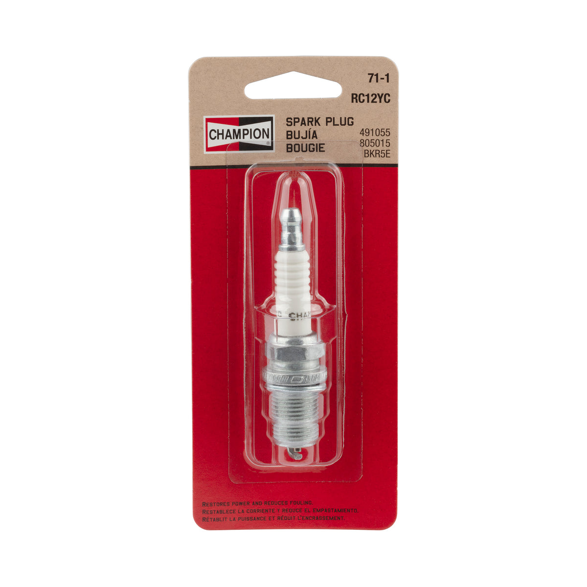 Champion 71-1 RC12YC SM ENG Plug CARDED