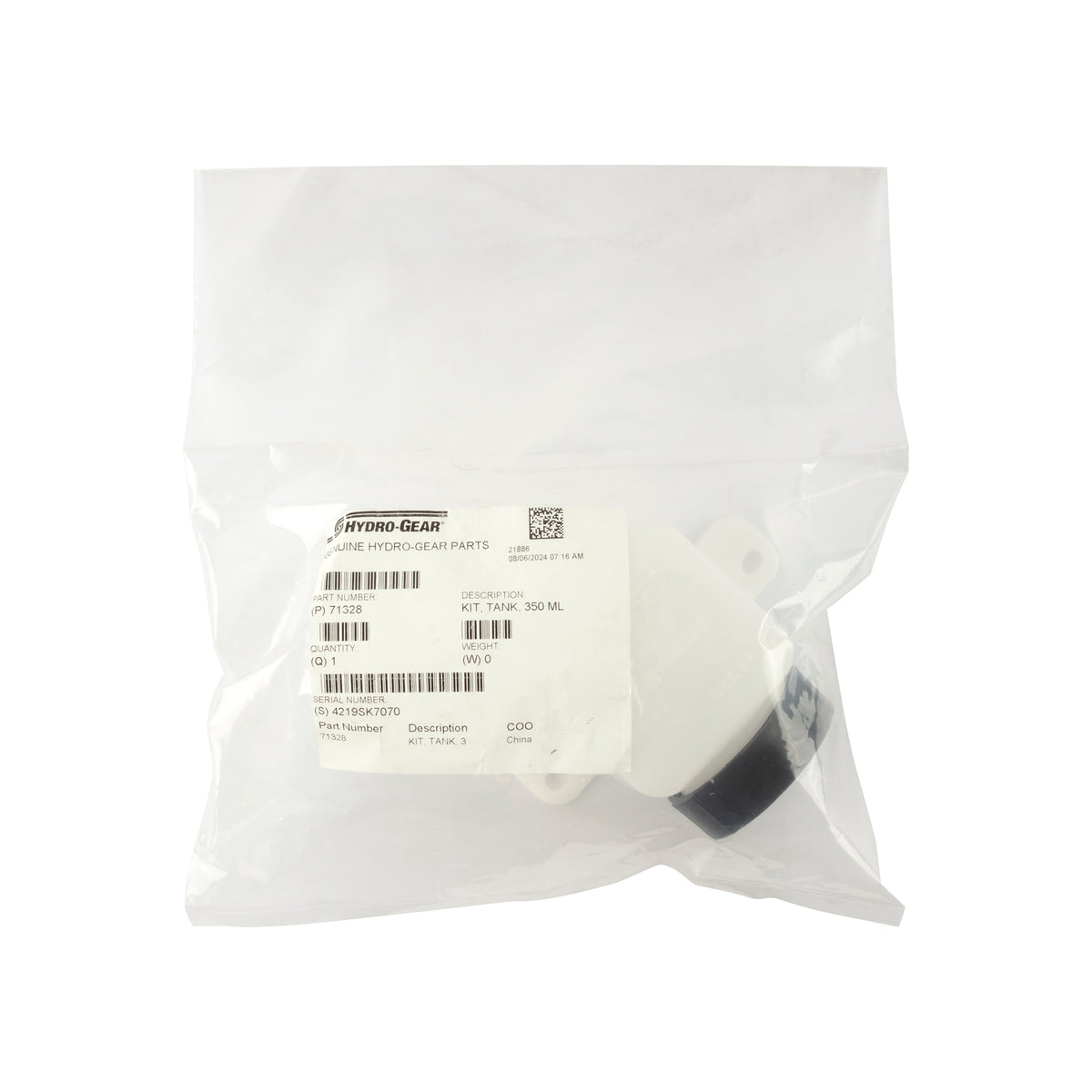 Hydro Gear 71328 Tank Assembly - 350ML