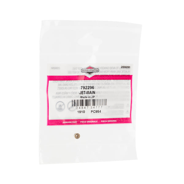 Briggs & Stratton 792296 Main Jet