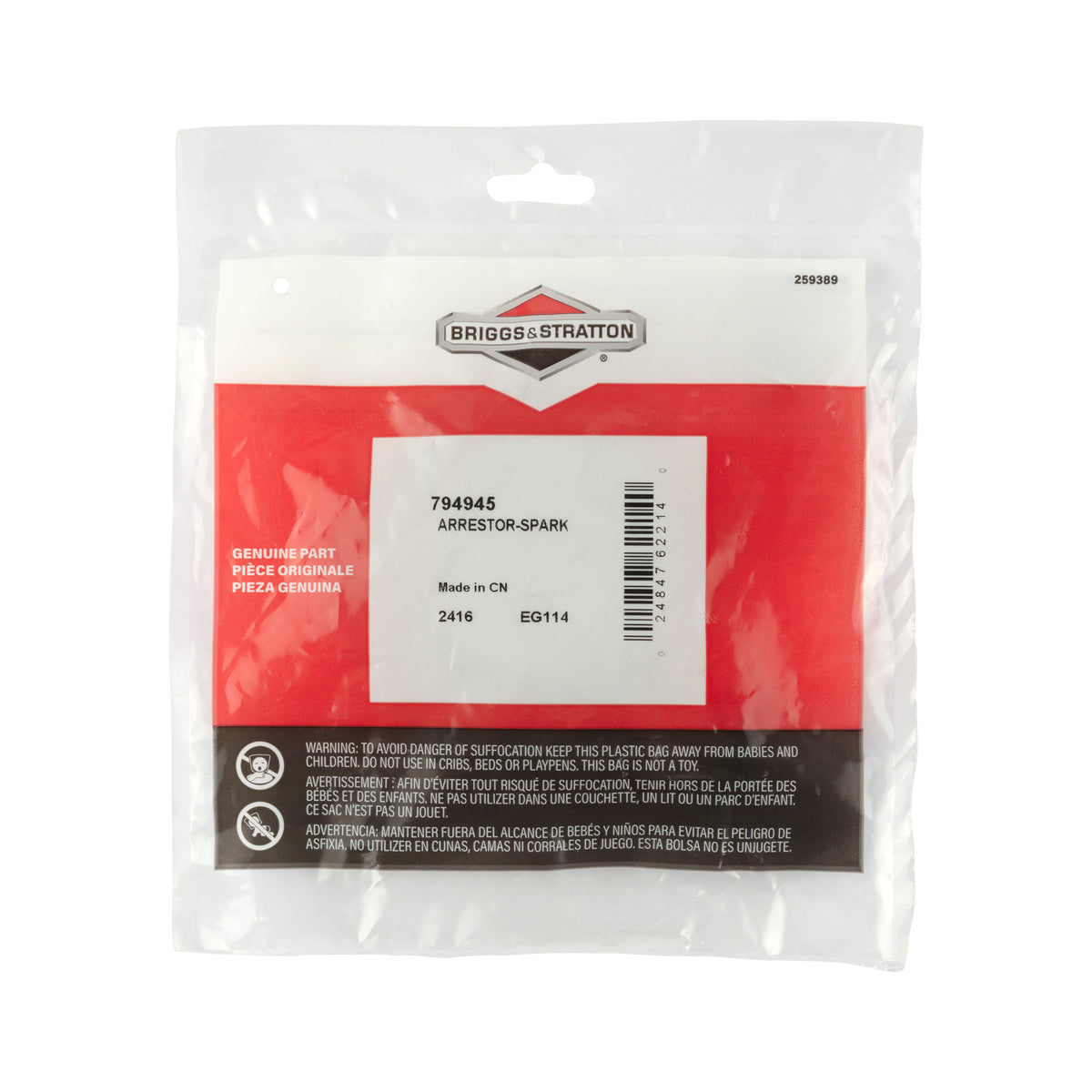 Briggs & Stratton 794945 Spark Arrester