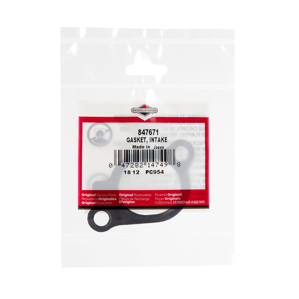 Briggs & Stratton 847671 Intake Gasket