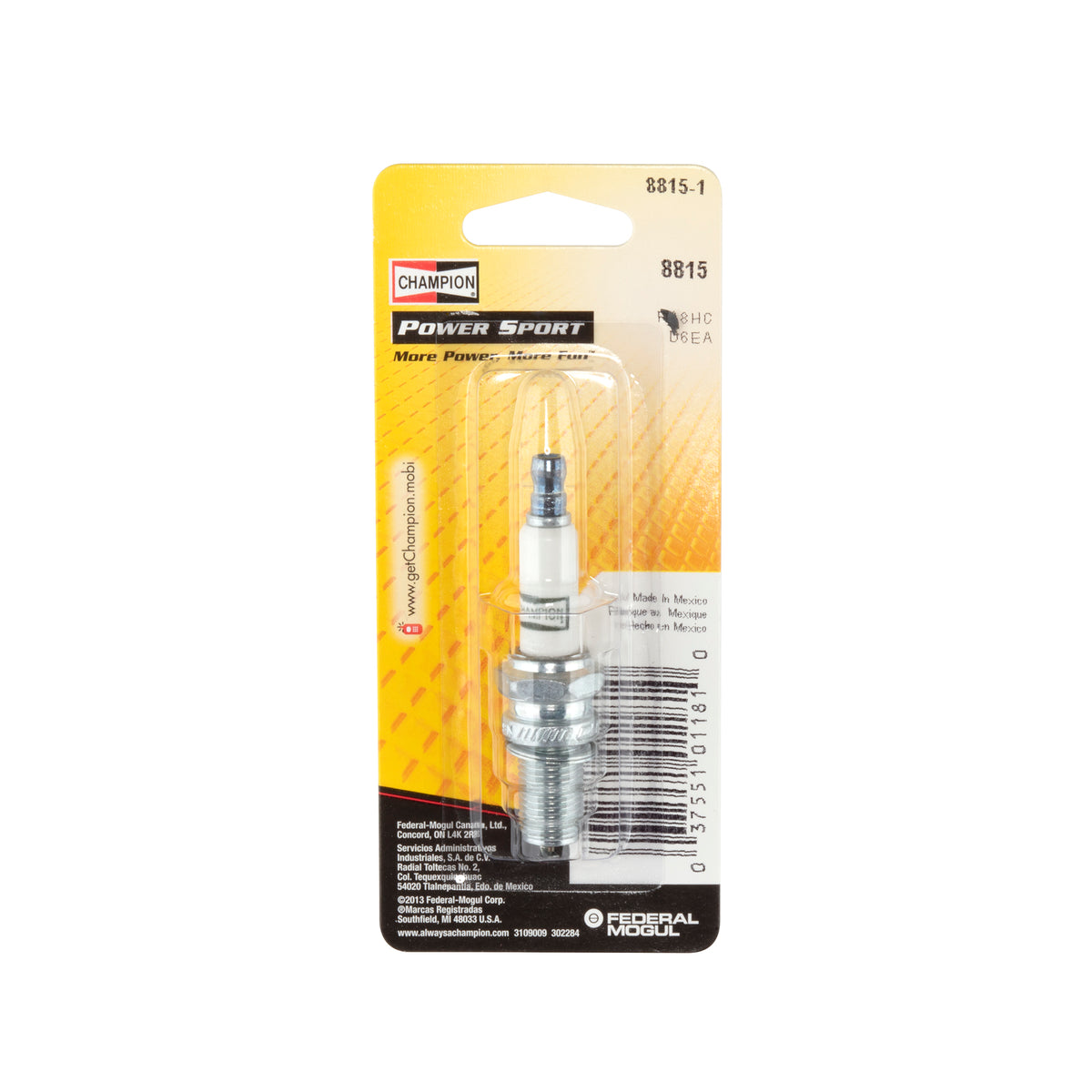 Champion 8815-1 Power Sport Spark Plug