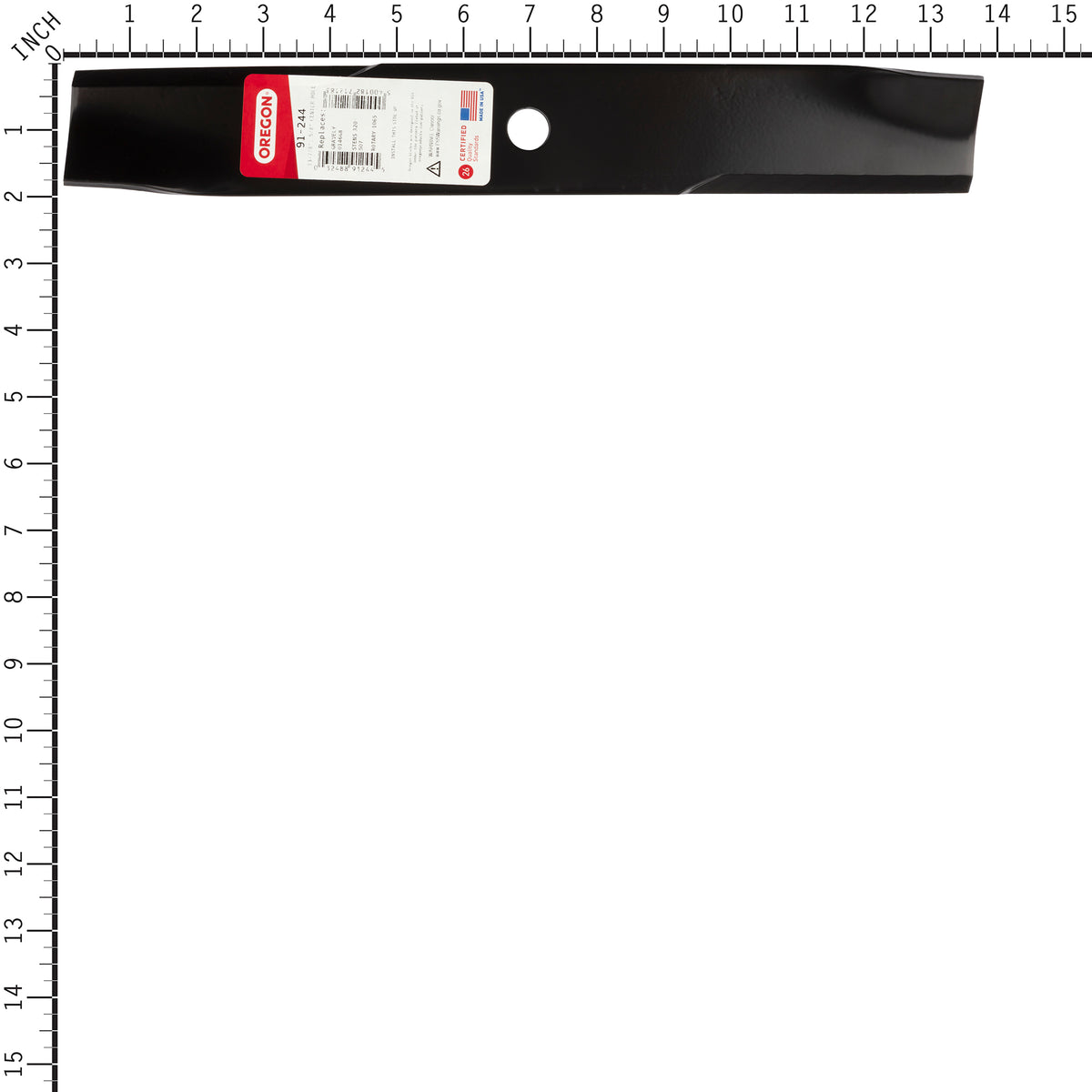 Oregon 91-244 Mower Blade, 13-7/8" Compatible w/ Gravely