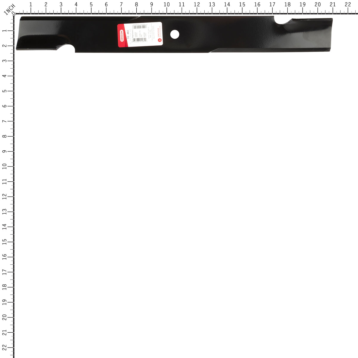 Oregon 91-482 Mower Blade, 21" Compatible w/ 18026 Everride