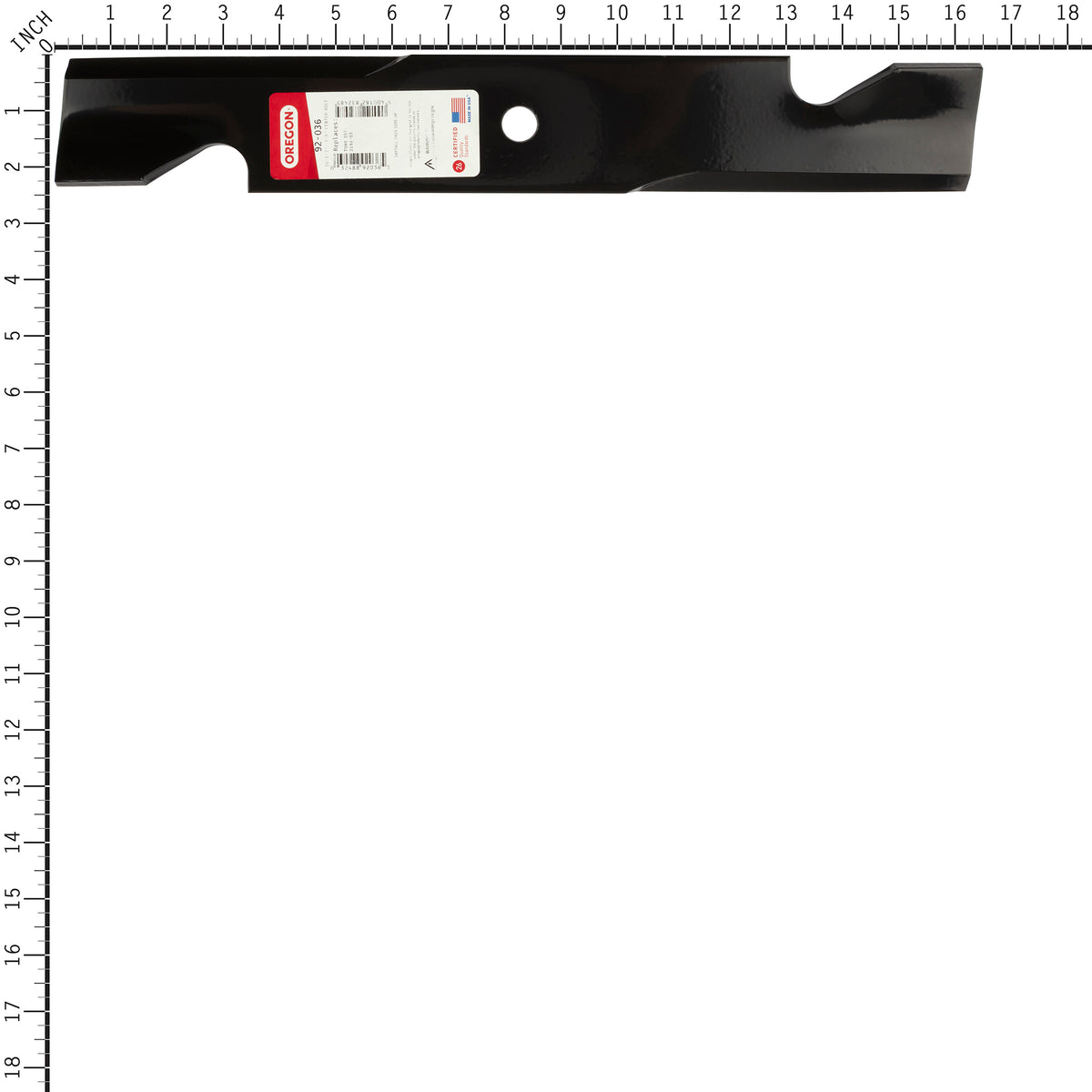 Oregon 92-036 Mower Blade, 16-1/2" Compatible w/ Toro