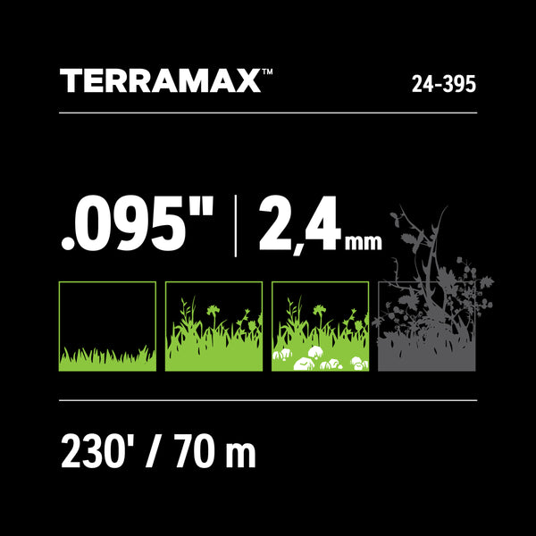 Oregon 24-395 Terramax .095 Oval Twist 1lb Donut
