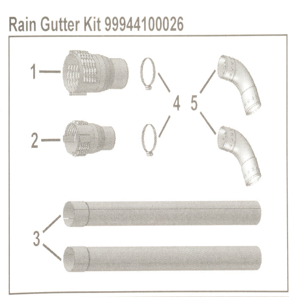 Echo 99944100026 Rain Gutter Kit