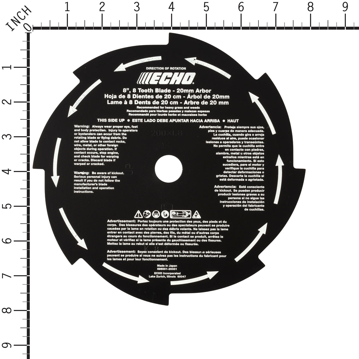 Echo 99944200422 8-Tooth Blade Conversion Kit