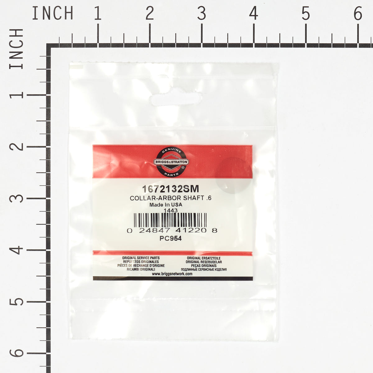 Briggs & Stratton 1672132SM Collar - Arbor Shaft 0.696 ID