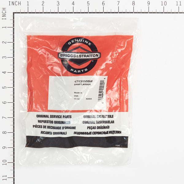 Briggs & Stratton 1713195SM Arbor Shaft