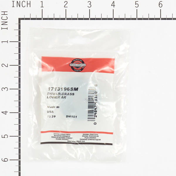 Briggs & Stratton 1713196SM Lower Arbor Heat Shield