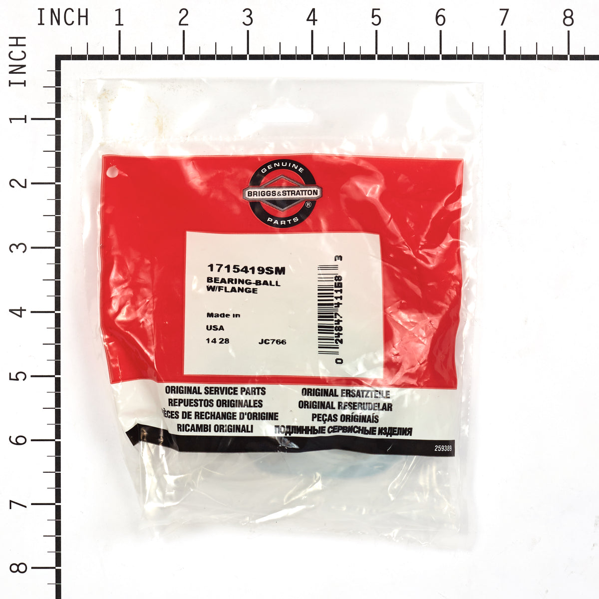 Briggs & Stratton 1715419SM Ball Bearing w/Flange