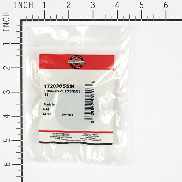 Briggs & Stratton 1720305SM Bushing, 1.135 ID X 1.62 OD