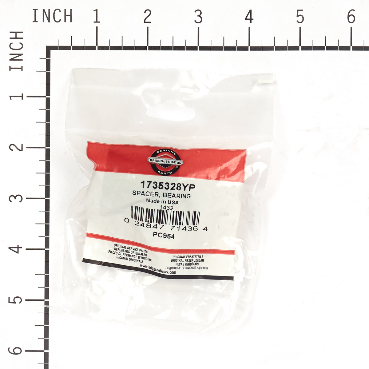 Briggs & Stratton 1735328YP SPACER, BEARING