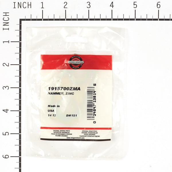 Briggs & Stratton 1915700ZMA Zinc Hammer