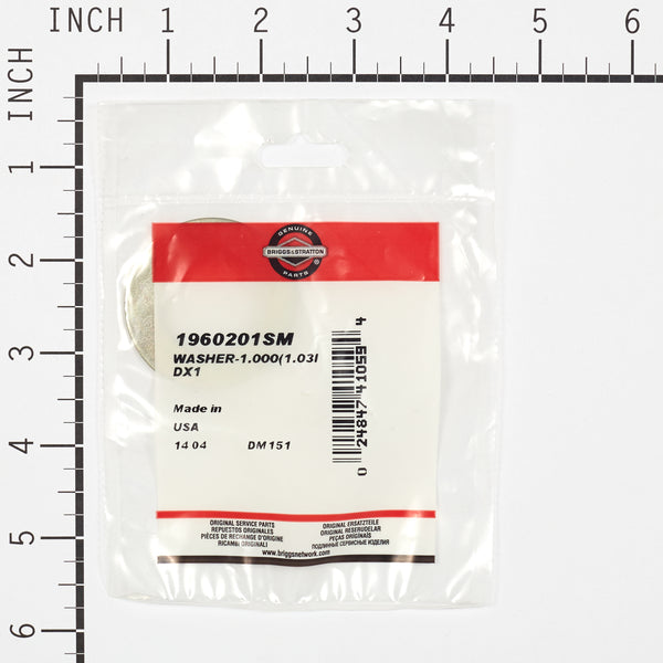Briggs & Stratton 1960201SM Washer, 1.000