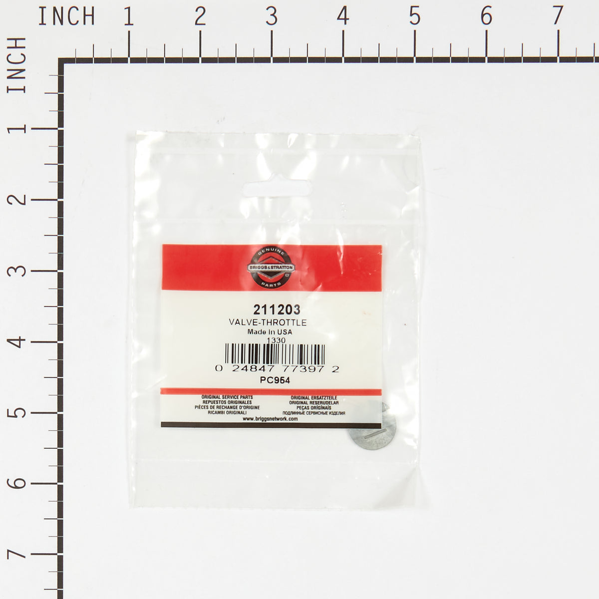 Briggs & Stratton 211203 Throttle Valve