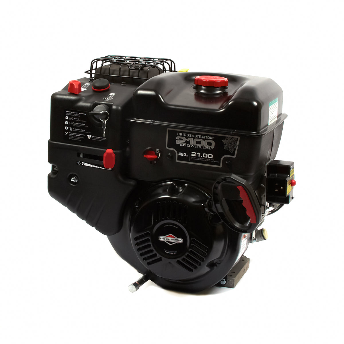 Briggs & Stratton 25M137-0019-F1 Snow Series 21 GT 420cc Horizontal Engine