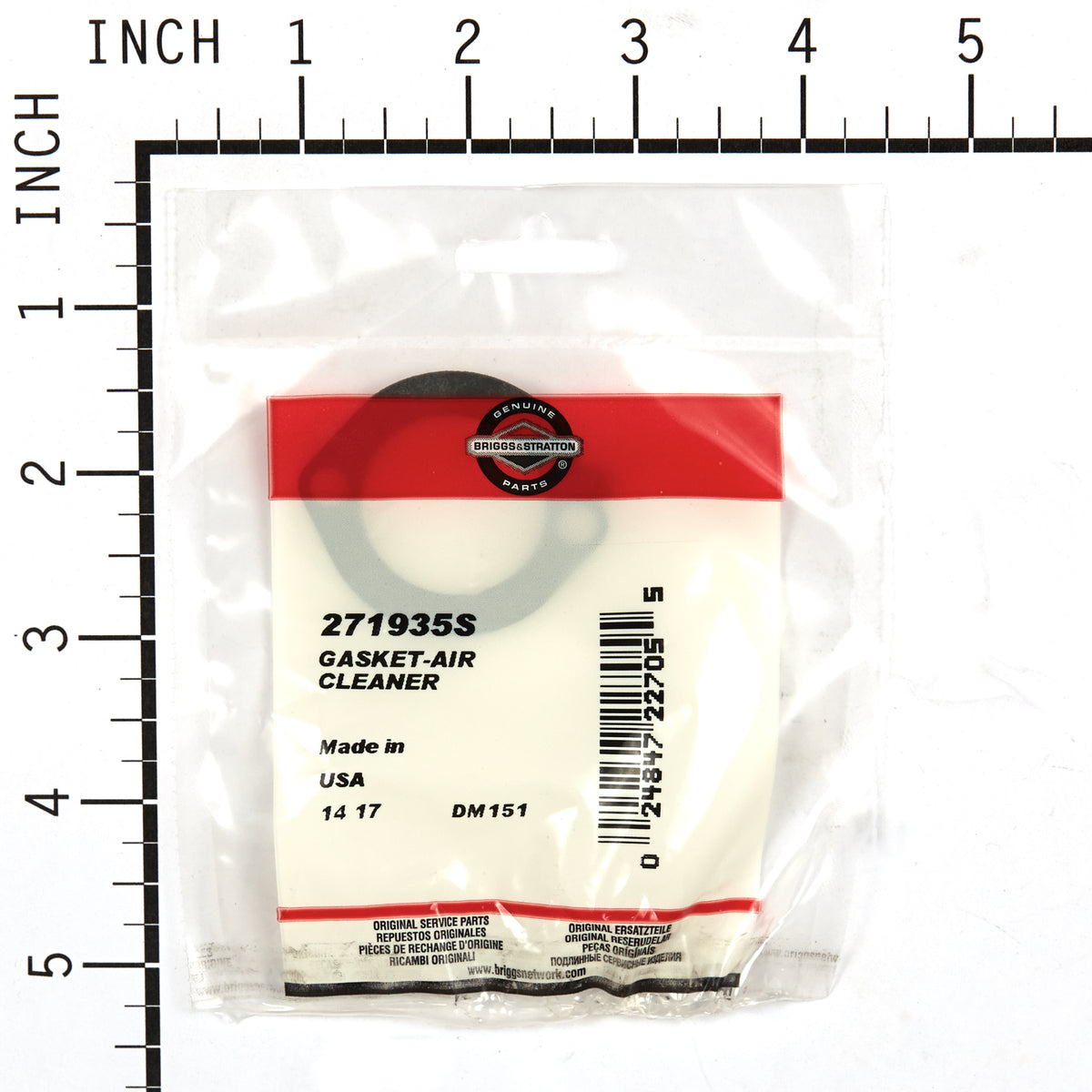 Briggs & Stratton 271935S Air Cleaner Gasket