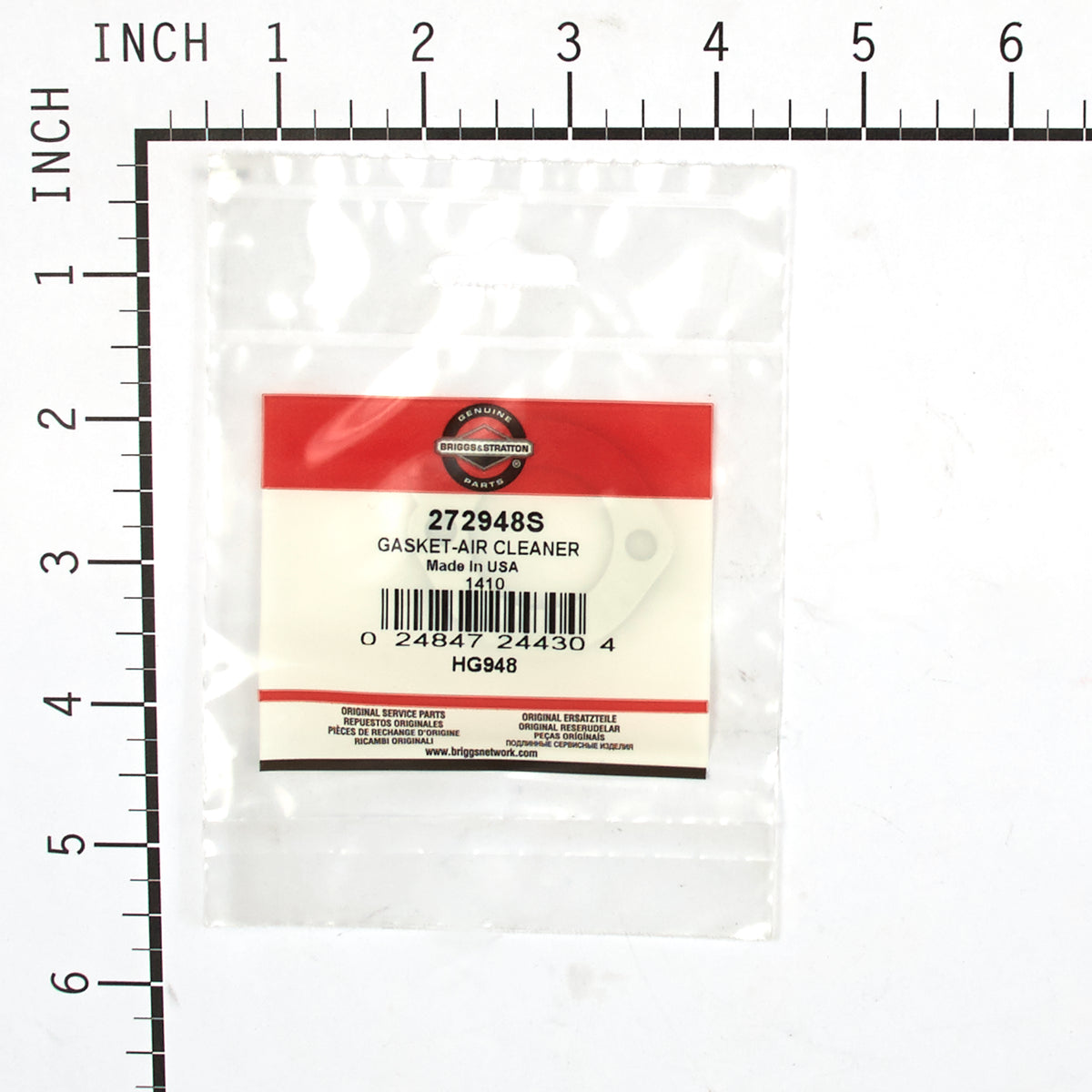 Briggs & Stratton 272948S Air Cleaner Gasket