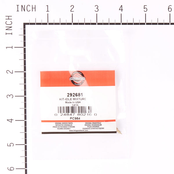 Briggs & Stratton 292681 Idle Mixture Kit