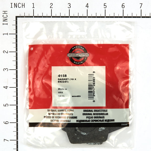 Briggs & Stratton 4158 Gasket (10 x 692241)