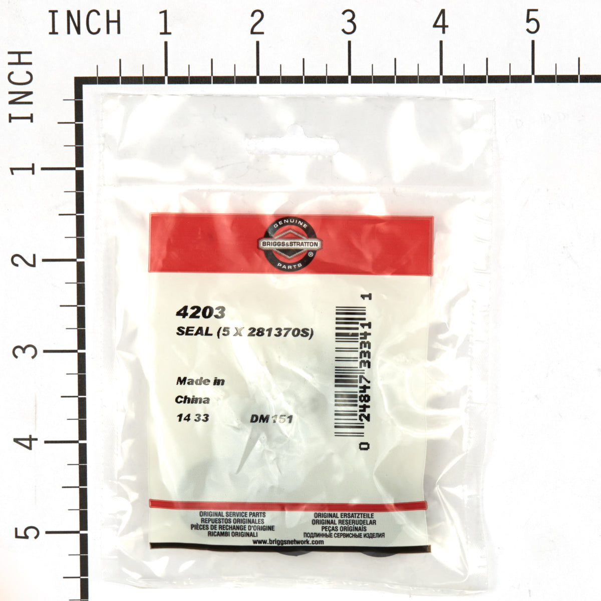 Briggs & Stratton 4203 SEAL (5 X 281370S)