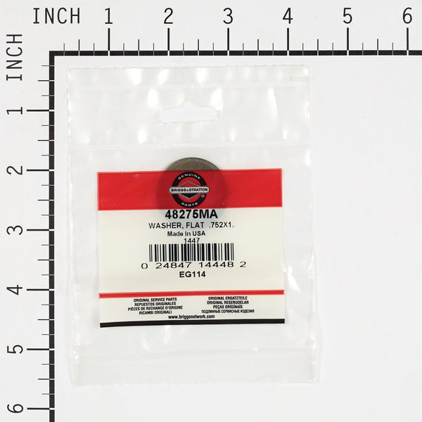 Briggs & Stratton 48275MA Flat Washer - .752