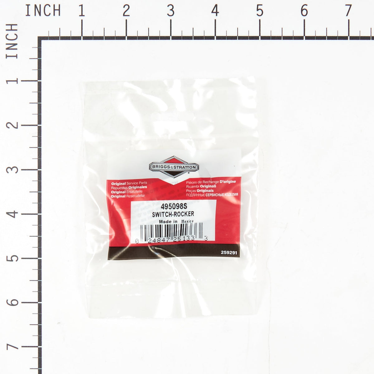 Briggs & Stratton 495098S Rocker Switch