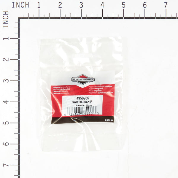 Briggs & Stratton 495098S Rocker Switch