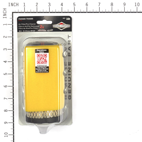 Briggs & Stratton 5415K FILTER -A/C W/PRE-C