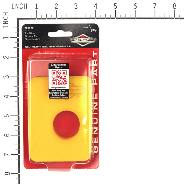 Briggs & Stratton 5434K Foam Air Filter