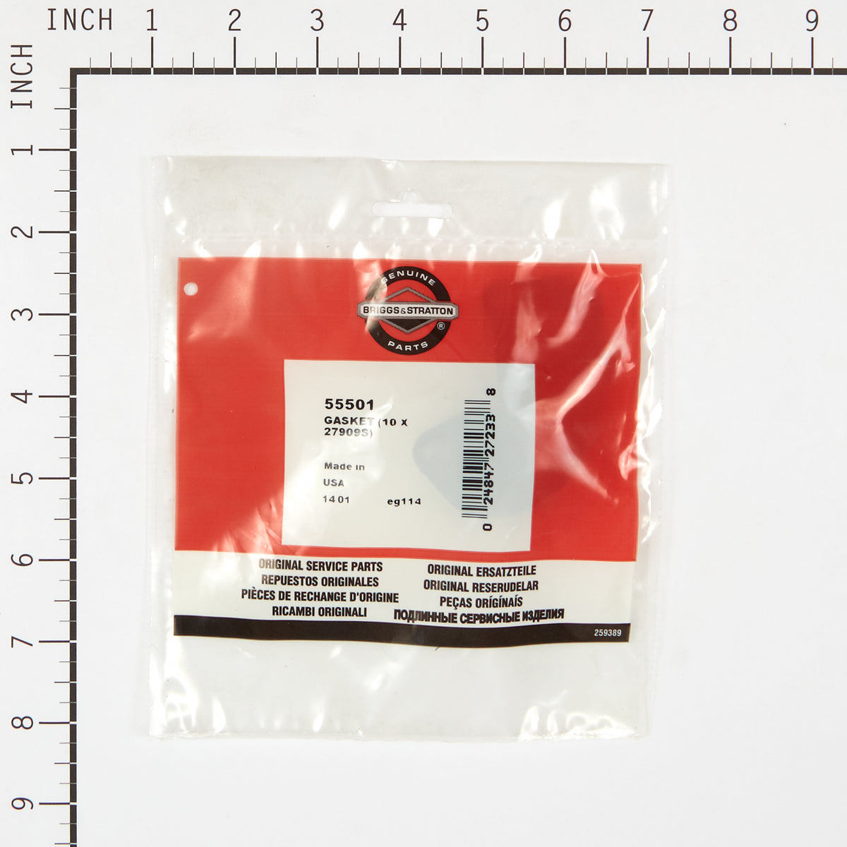 Briggs & Stratton 55501 Gasket (10 x 27909S)