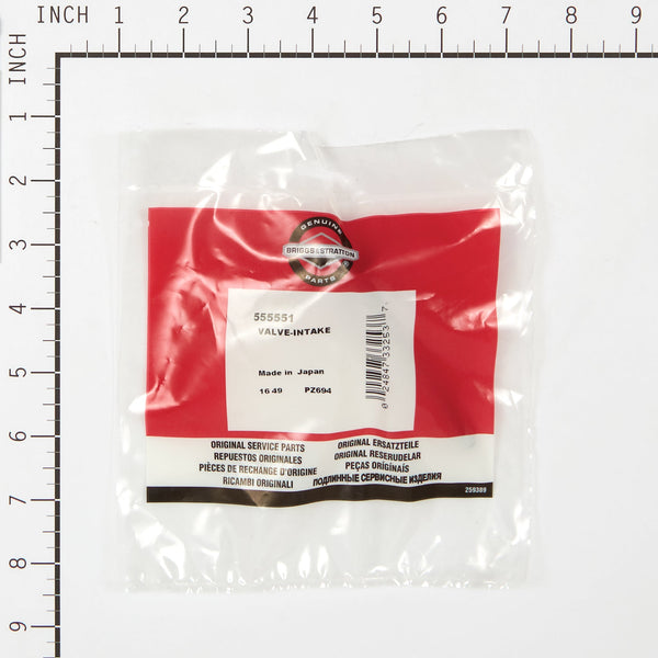 Briggs & Stratton 555551 Intake Valve