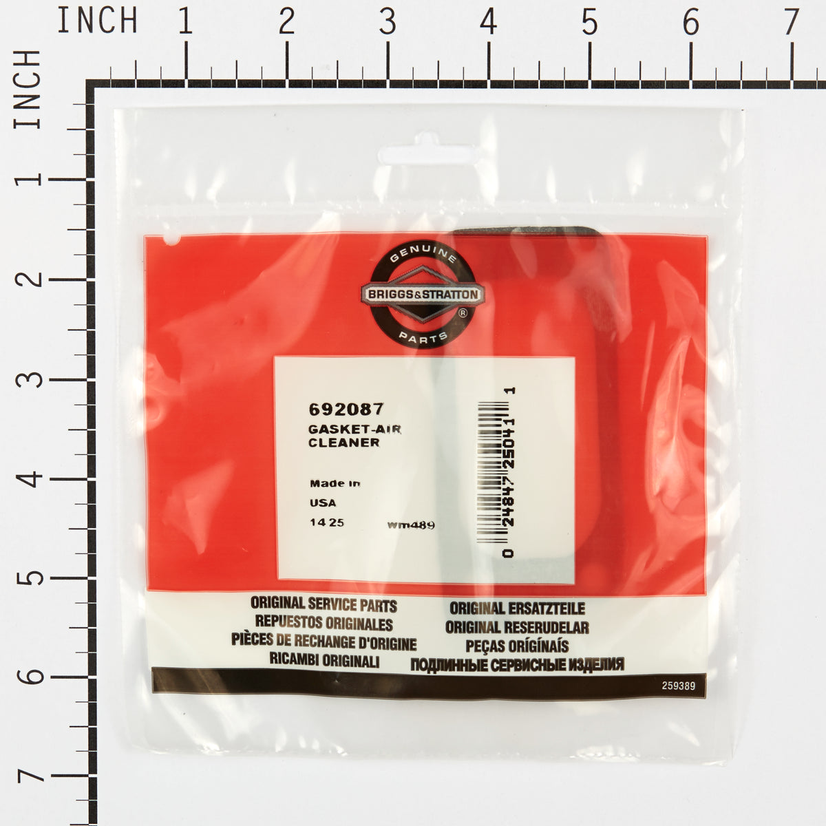 Briggs & Stratton 692087 Air Cleaner Gasket