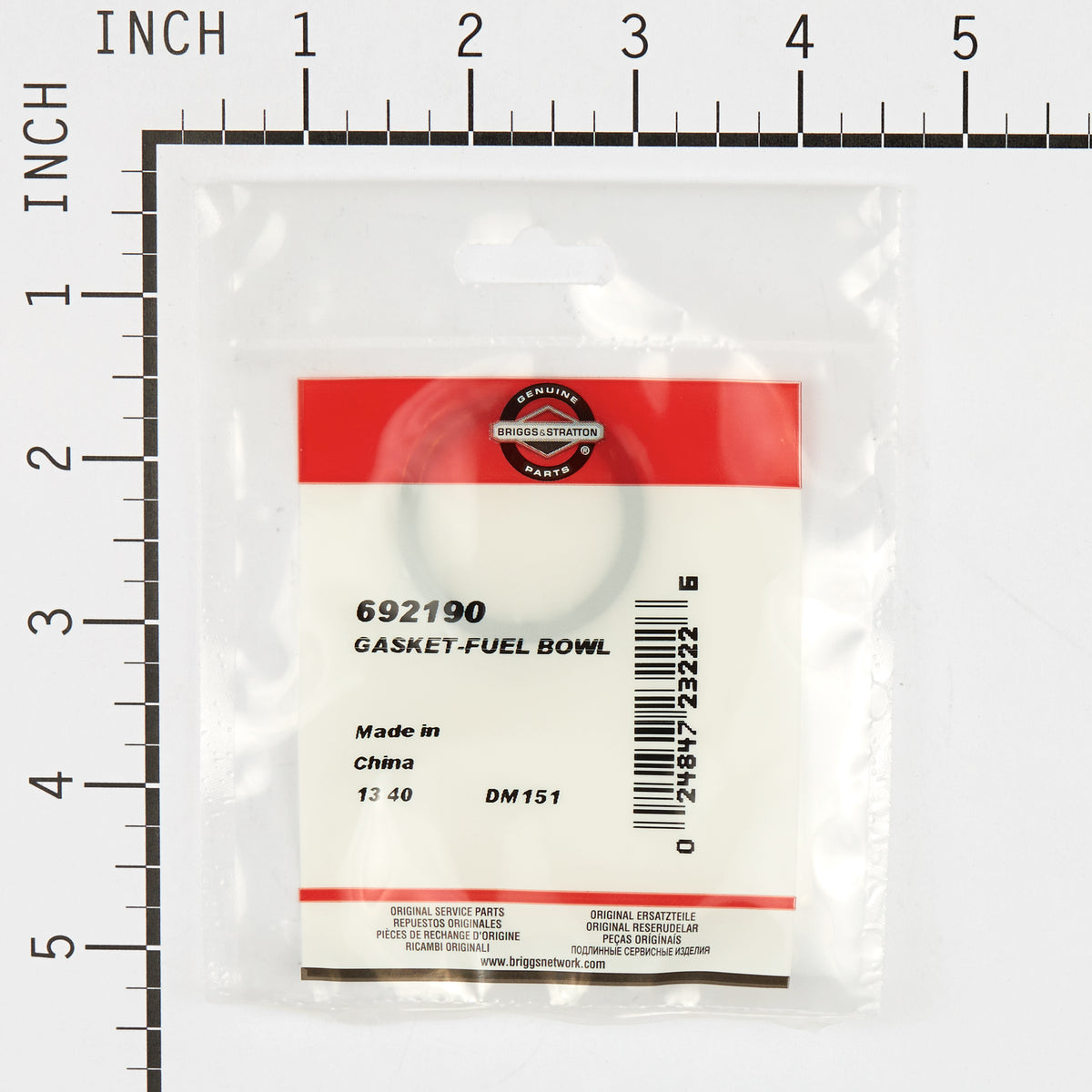 Briggs & Stratton 692190 Fuel Bowl Gasket
